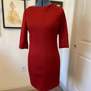 Dvf red dress